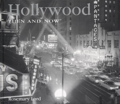 Hardcover Hollywood Then and Now Book