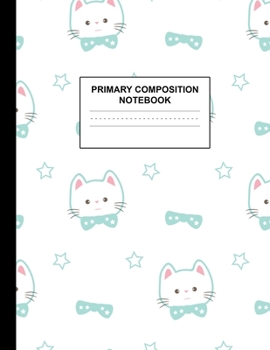 Paperback Primary Composition Notebook: Handwriting Practice Book for Kids Grades K-2 - Pretty Preschool, Kinder, 1st and 2nd Grade Writing Journal School Exe Book