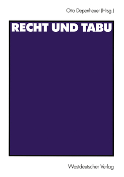 Paperback Recht Und Tabu [German] Book