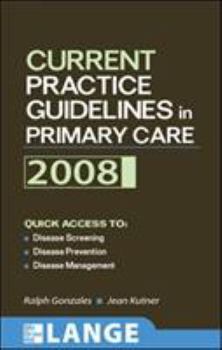 Paperback Current Practice Guidelines in Primary Care Book