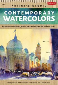 Paperback Contemporary Watercolors Book