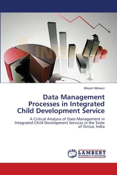Paperback Data Management Processes in Integrated Child Development Service Book