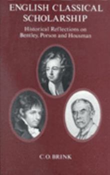 Hardcover English Classical Scholarship Book