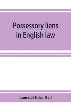 Possessory liens in English law