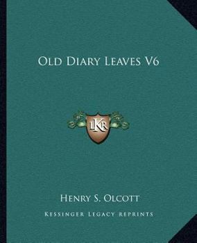 Paperback Old Diary Leaves V6 Book