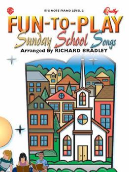 Paperback Fun-to-Play Sunday School Songs (Big Note Piano Level 2) Book