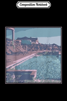 Composition Notebook: Vaporwave Aesthetics - Funny Swimming Journal/Notebook Blank Lined Ruled 6x9 100 Pages