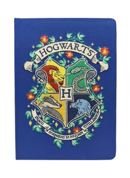 Hardcover Harry Potter: Hogwarts Crest Embroidered Journal Book