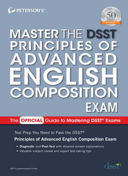 Paperback Master the Dsst Principles of Advanced English Composition Exam Book