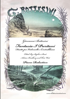 Paperback Fantasia I Puritani Duetto For Double Bass and Cello - Piano Reduction Book