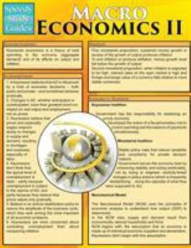 Paperback Macro Economics II (Speedy Study Guides: Academic) Book