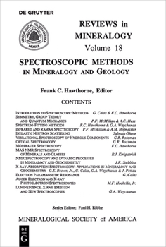 Paperback Spectroscopic Methods in Mineralogy & Geology Book