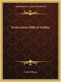 Paperback From Green Hills of Galilee Book