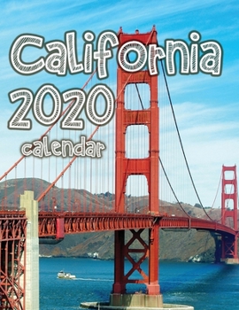 Paperback California 2020 Calendar Book