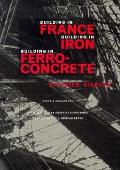Paperback Building in France, Building in Iron, Building in Ferroconcrete Book