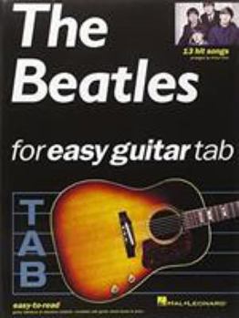 Paperback The Beatles for Easy Guitar Tab Book