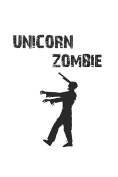 Unicorn Zombie: Notizbuch, Notizheft, Notizblock | Geschenk-Idee für Halloween Fans | Karo | A5 | 120 Seiten