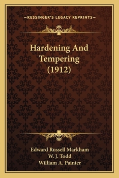 Paperback Hardening and Tempering (1912) Book