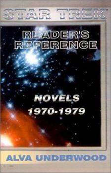Paperback Star Trek Reader's Reference: Novels 1970-1979 Book
