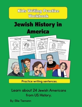Paperback Kids Writing Practice Workbook: Jewish History in America Book