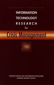 Paperback Information Technology Research for Crisis Management Book