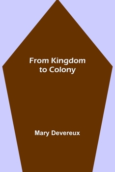 Paperback From Kingdom to Colony Book