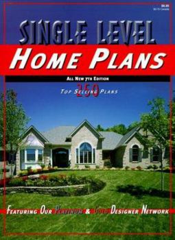 Paperback Single Level Home Plans Book