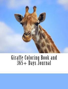 Paperback Giraffe Coloring Book and 365+ Days Journal Book