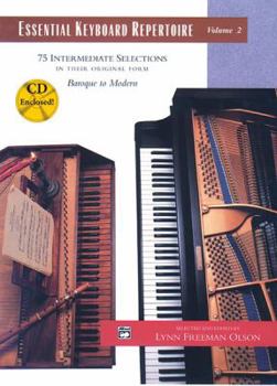 Plastic Comb Essential Keyboard Repertoire, Vol 2: 75 Intermediate Selections in their Original form - Baroque to Modern, Book & CD (Alfred Masterwork Edition: Essential Keyboard Repertoire, Vol 2) Book