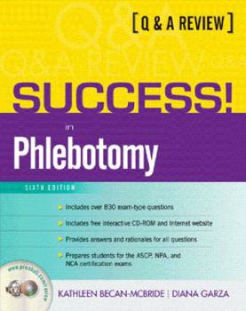 Paperback Success! in Phlebotomy: A Q&A Review Book