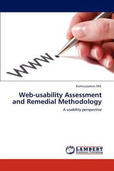 Paperback Web-usability Assessment and Remedial Methodology Book