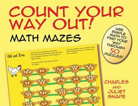 Paperback Count Your Way Out! Math Mazes Book