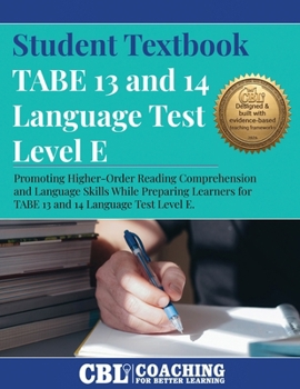 Student Textbook: TABE 13 and 14 Language Test Level E
