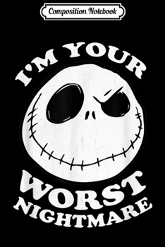 Paperback Composition Notebook: Disney Nightmare Before Christmas Journal/Notebook Blank Lined Ruled 6x9 100 Pages Book