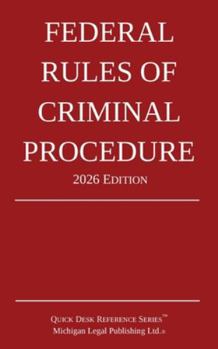 Paperback Federal Rules of Criminal Procedure; 2026 Edition Book
