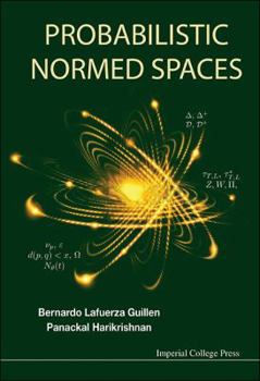 Hardcover Probabilistic Normed Spaces Book