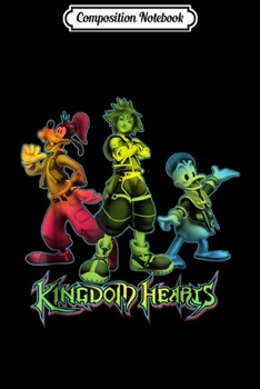 Paperback Composition Notebook: Disney Kingdom Hearts posing Journal/Notebook Blank Lined Ruled 6x9 100 Pages Book