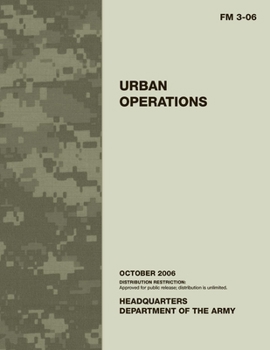 Paperback FM 3-06 Urban Operations Book