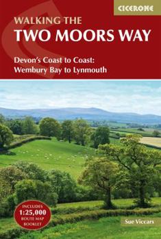 Paperback Two Moors Way Book
