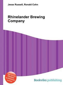 Paperback Rhinelander Brewing Company Book
