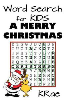 Paperback Word Search for Kids: A Merry Christmas Book