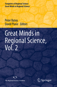 Paperback Great Minds in Regional Science, Vol. 2 Book
