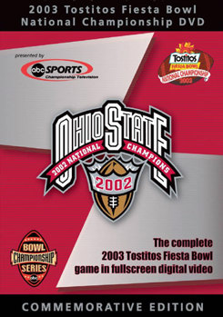 DVD 2003 Tostitos Fiesta Bowl National Championship Game Book