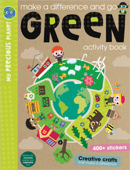 Paperback Make a Difference and Go Green Activity Book