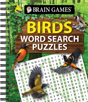 Spiral-bound Brain Games - Birds Word Search Puzzles Book