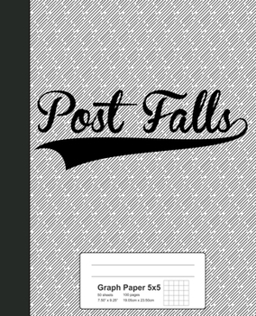 Paperback Graph Paper 5x5: POST FALLS Notebook Book