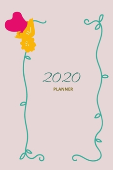 Paperback 2020 Planner: Daily Schedule with Note, Priority Tasks and To-Do List 1st January - December 31, 2020 Time Schedule Book
