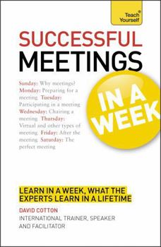 Paperback Successful Meetings in a Week Book