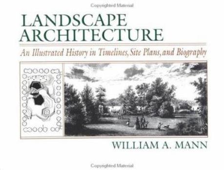 Paperback Landscape Architecture: An Illustrated History in Timelines, Site Plans and Biography Book