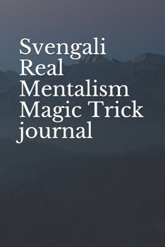 Magician's Svengali Force Blank Lined Journal Notebook  Real Mentalism Magic Trick journal